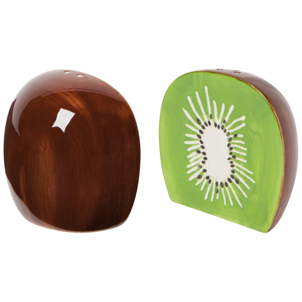 Picture of Danica Brands JSP3527D 1.25 x 2.75 x 2.75 in. Kiwi Salt & Pepper Shakers