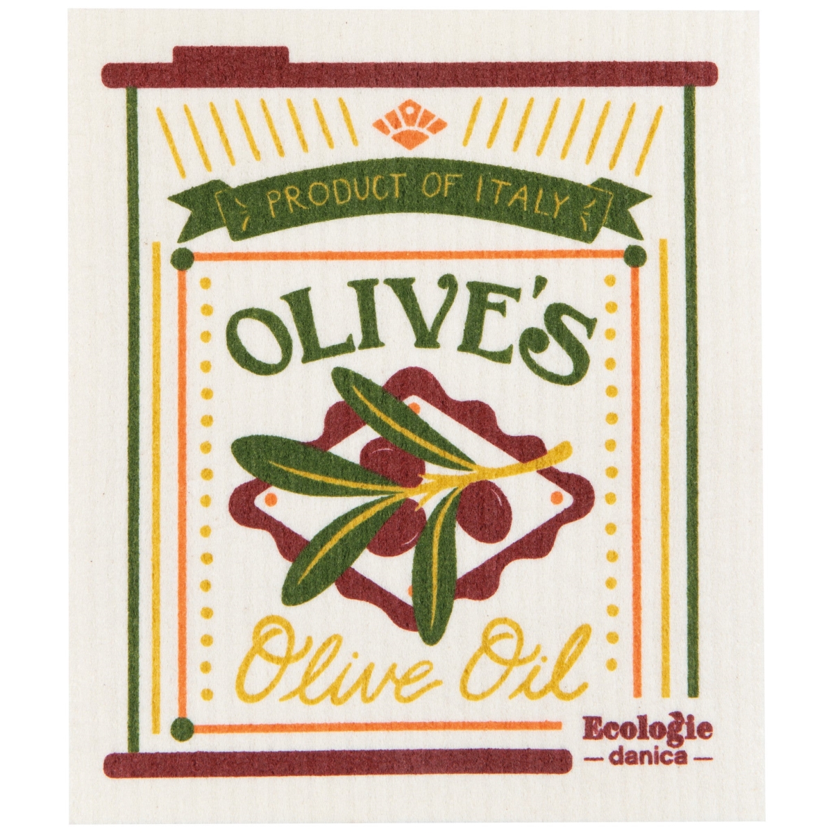 Picture of Danica Brands ESW3648D 6.5 x 8 in. Olive Oil Swedish Dishcloth