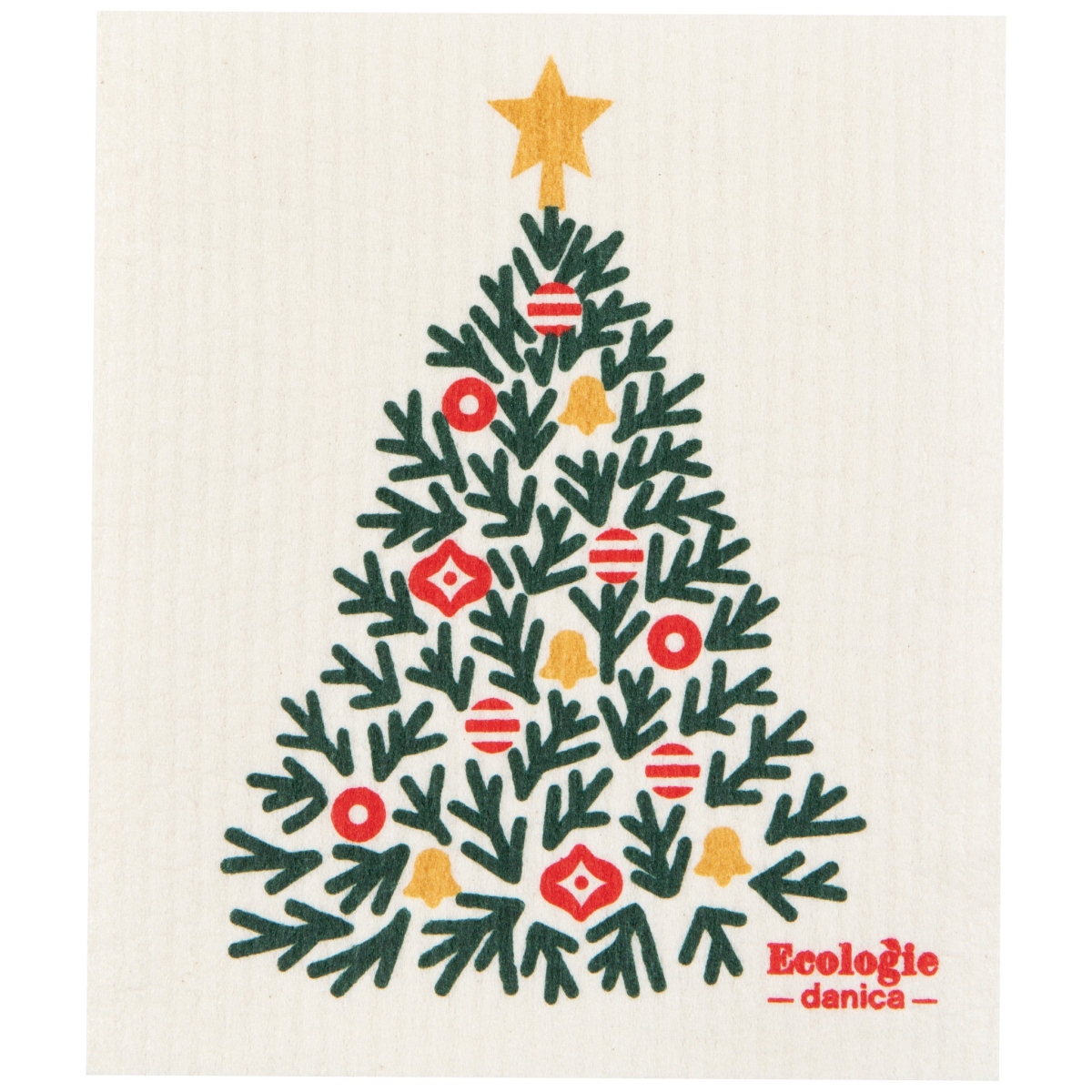 Picture of Danica Brands ESW3695D 6.5 x 8 in. Festive Fir Swedish Dishcloth