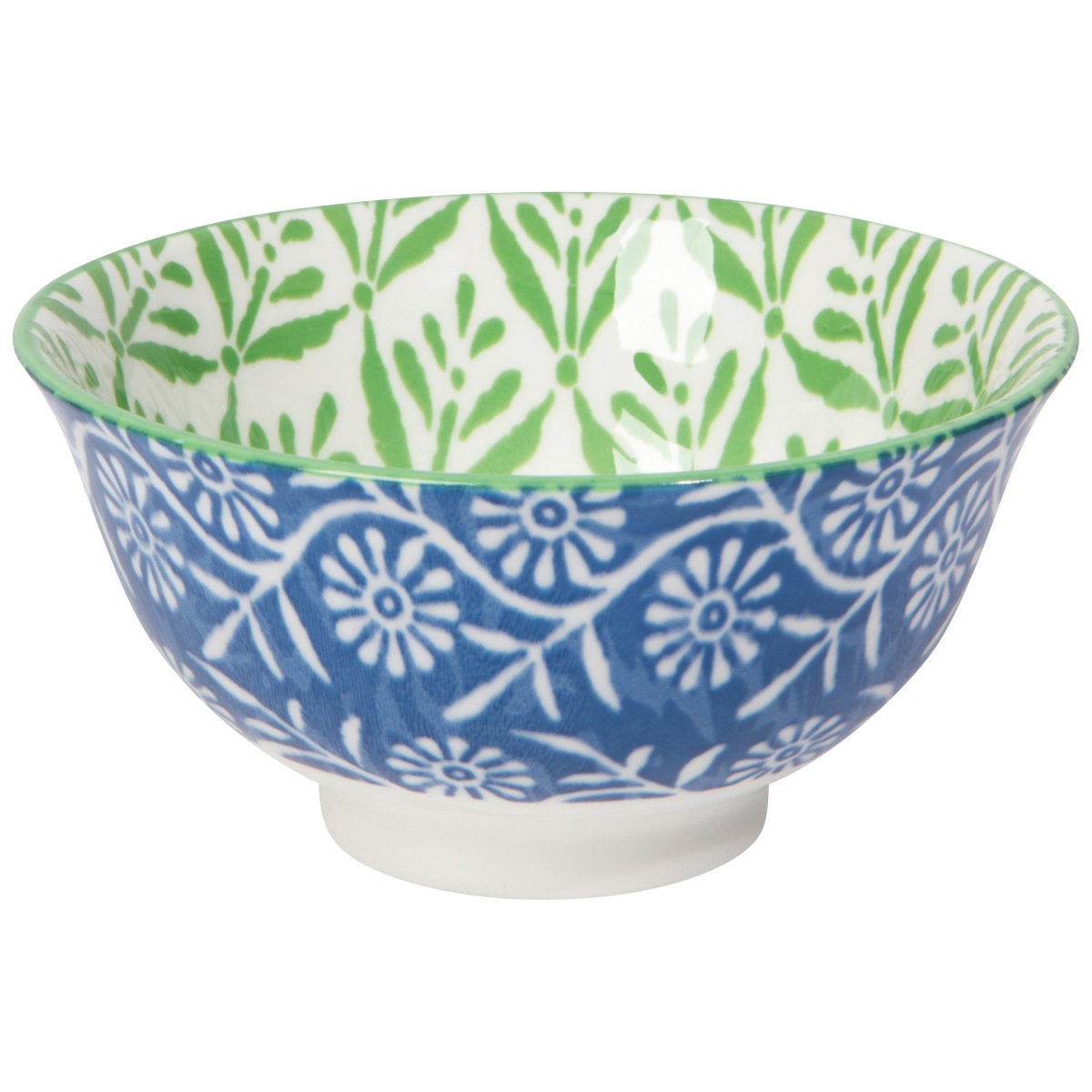Picture of Danica Brands NBO3682D 3.5 in. Green Leaf Stamped Bowl