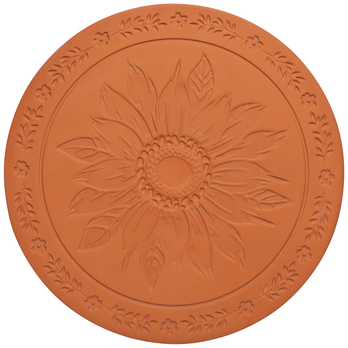 Picture of Danica Brands NKG3673D 8 x 1 in. Sunflower Splendor Terracotta Bread Warming Stone
