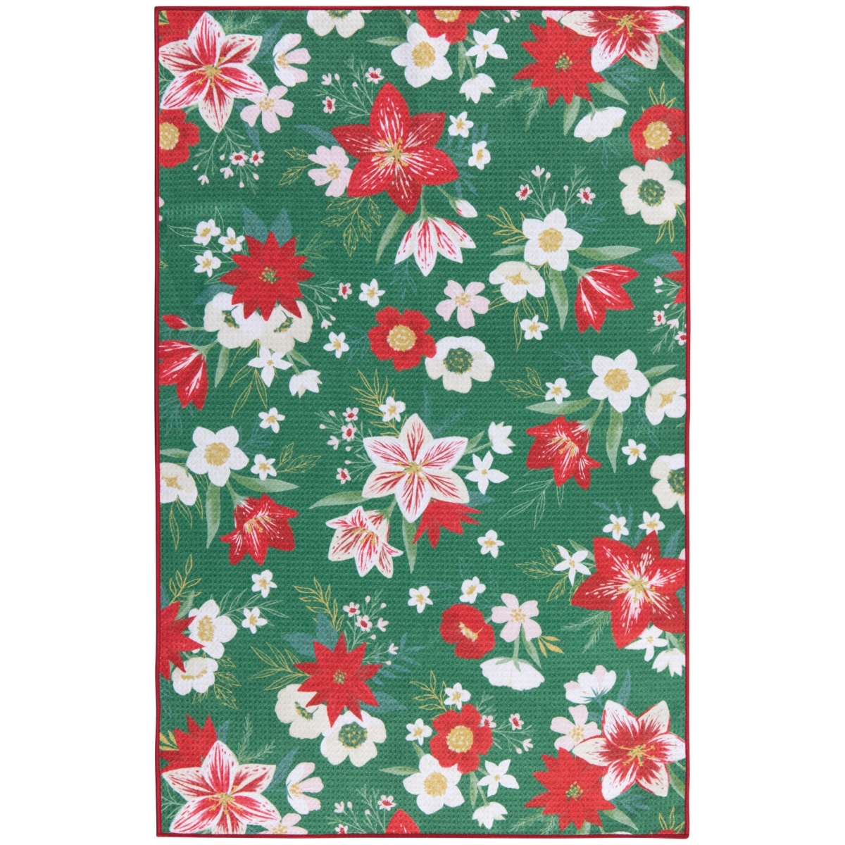 Picture of Danica Brands NKT3616D 18 x 28 in. Amaryllis Christmas Recycled Microfiber Dishtowel