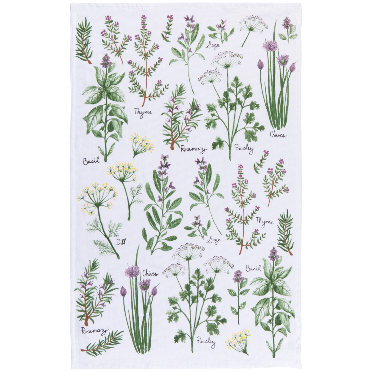 Picture of Danica Brands NKT3637D 18 x 28 in. Fresh Herbs Terry Dishtowel