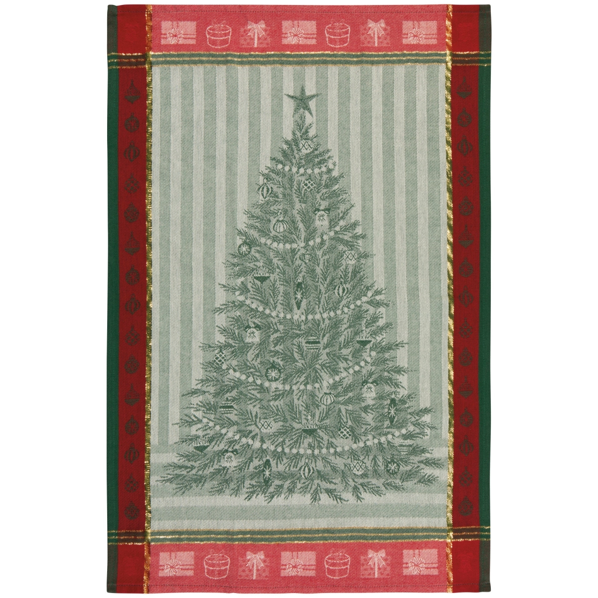Picture of Danica Brands NKT3694D 18 x 28 in. Festive Fir Jacquard Christmas Dishtowel