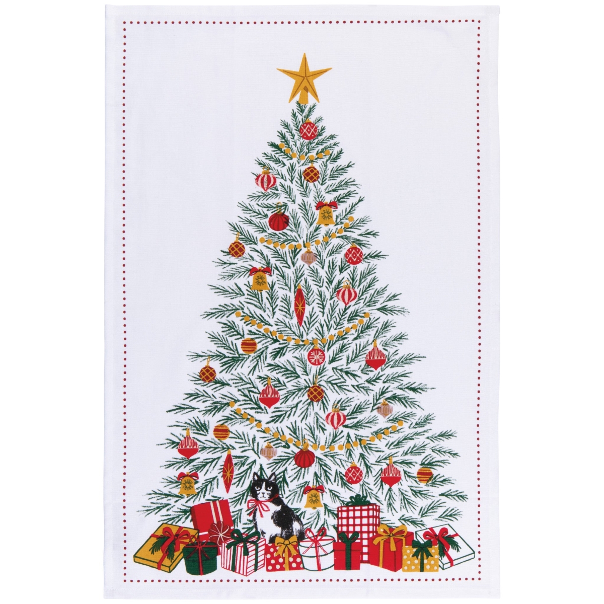Picture of Danica Brands NKT3912D 18 x 28 in. Festive Fir Christmas Dishtowel