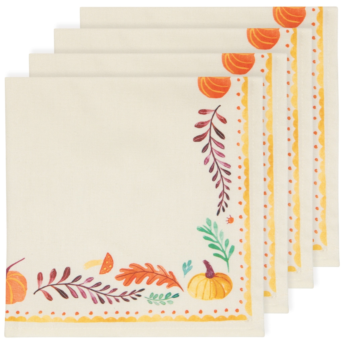 Picture of Danica Brands NNP3577D Autumn Plenty Thanksgiving Napkin, Set of 4