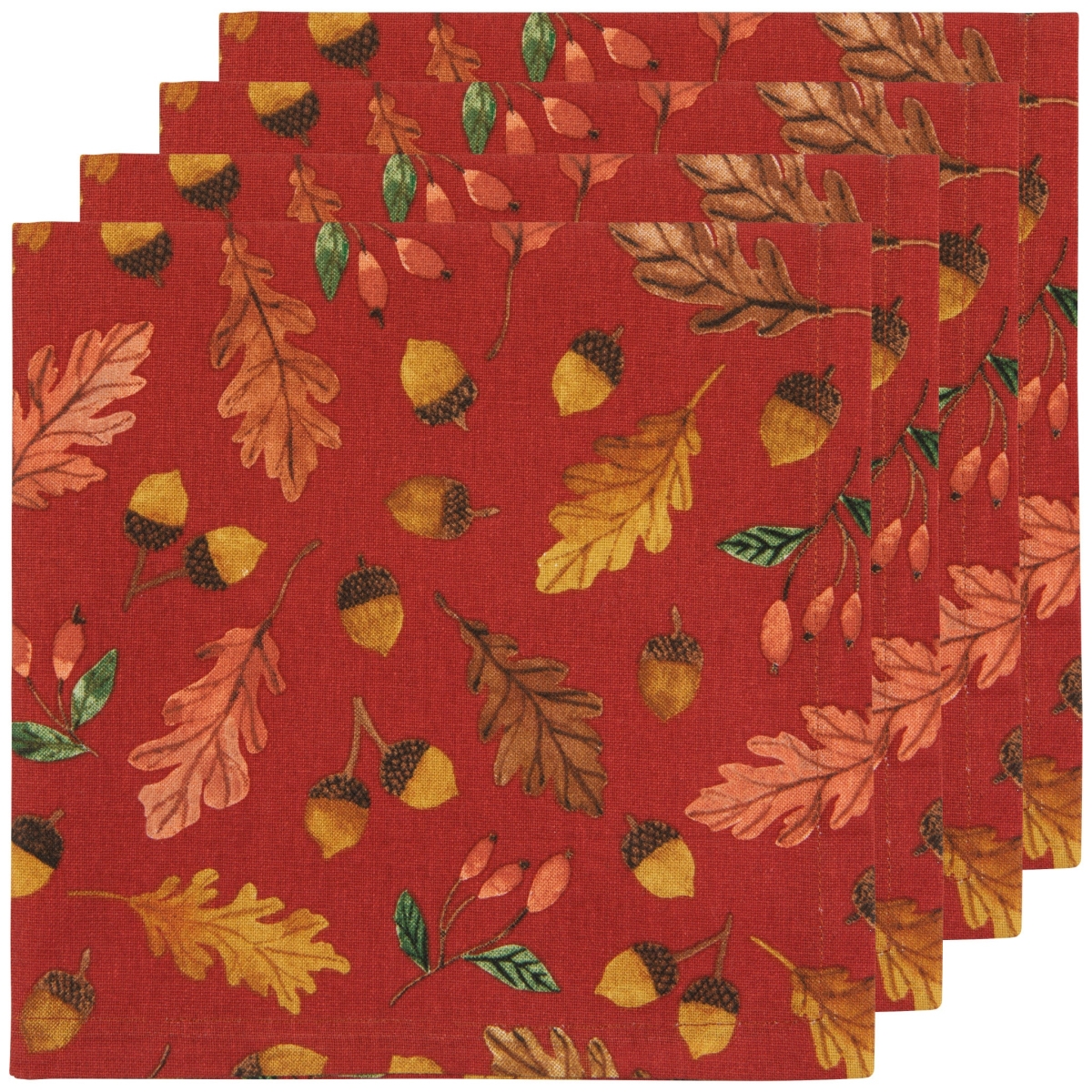 Picture of Danica Brands NNP3969D Oak & Acorn Napkin, Set of 4