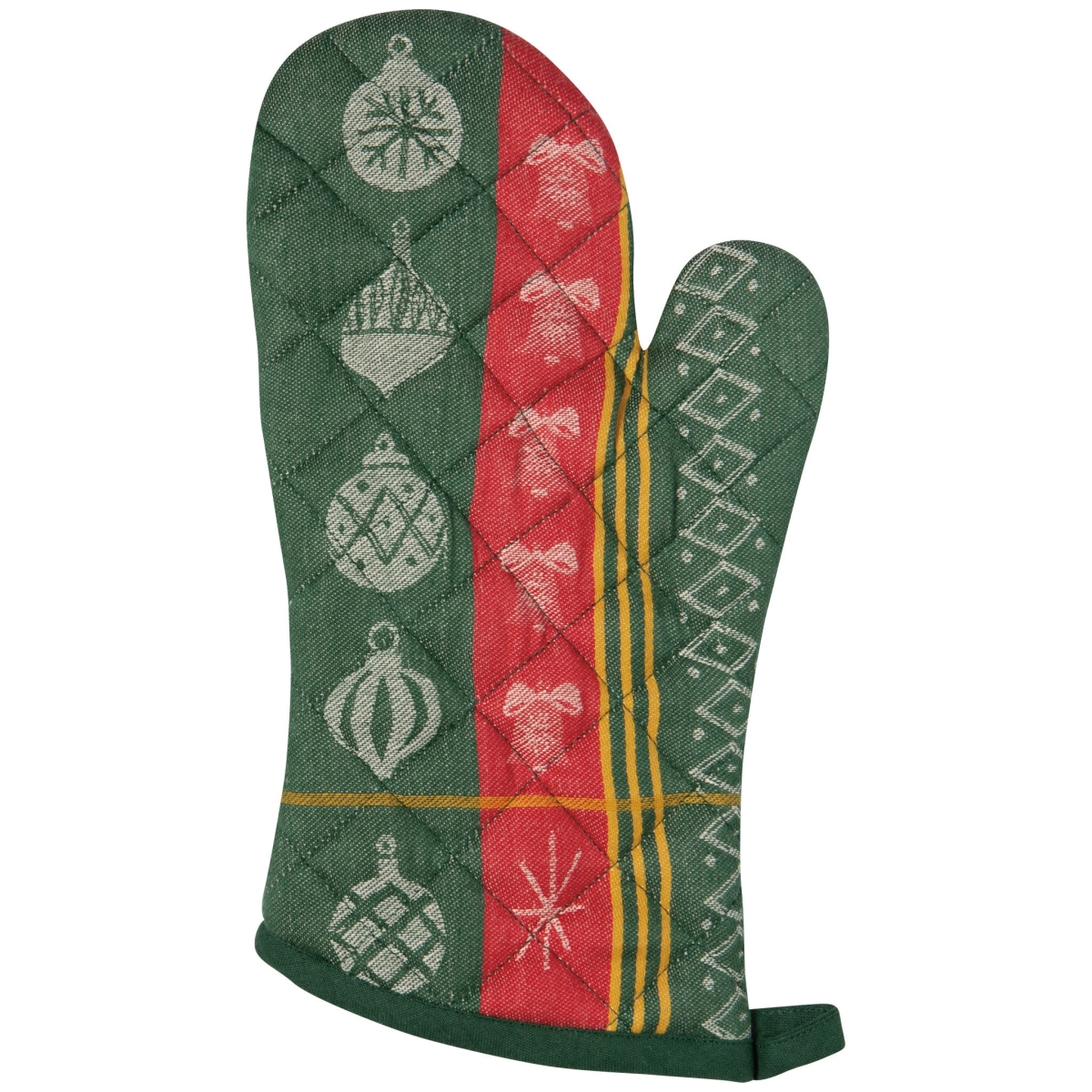 Picture of Danica Brands NOM3589D 13 in. Festive Fir Jacquard Christmas Oven Mitt