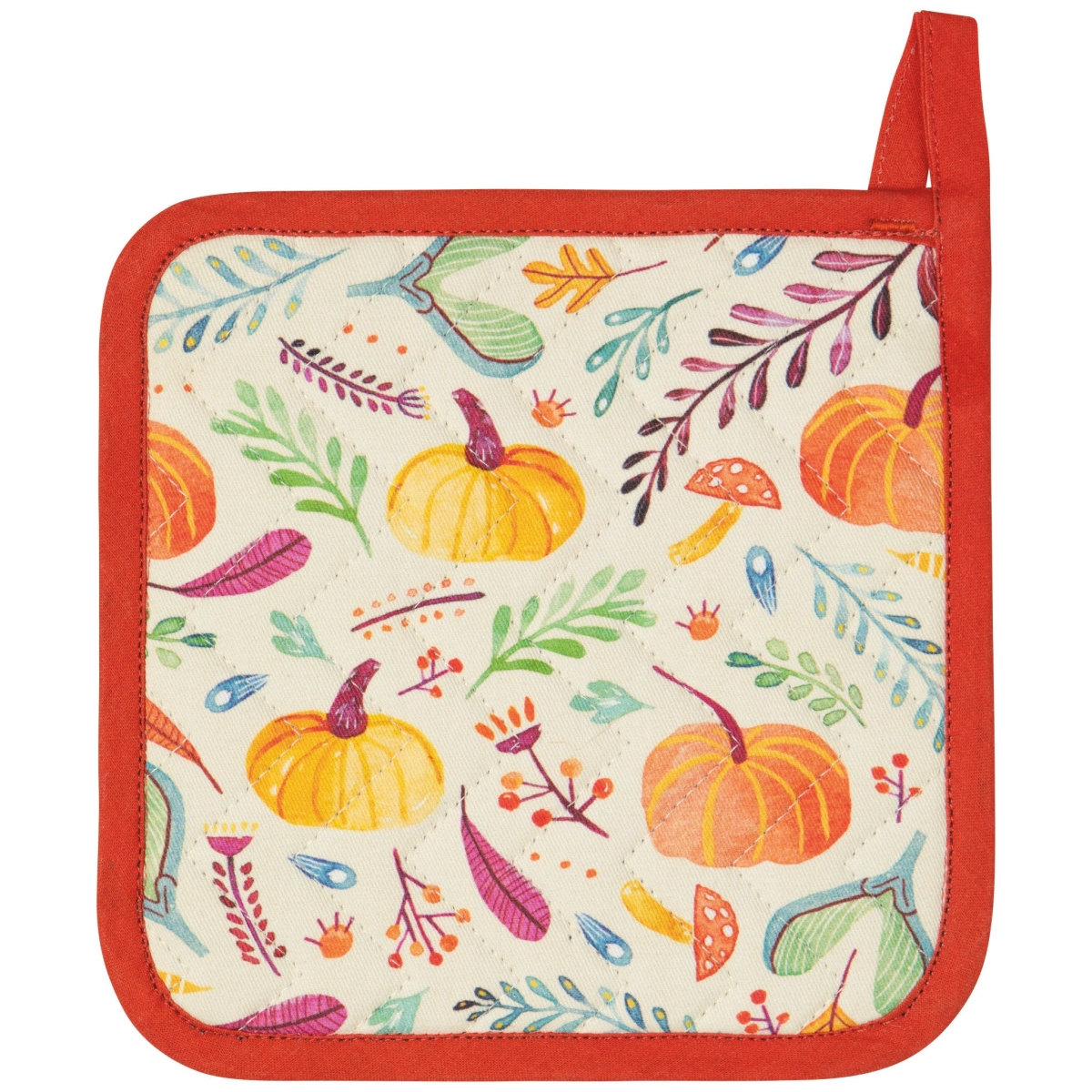 Picture of Danica Brands NPH3574D 8 x 8 in. Autumn Plenty Thanksgiving Chef Potholder