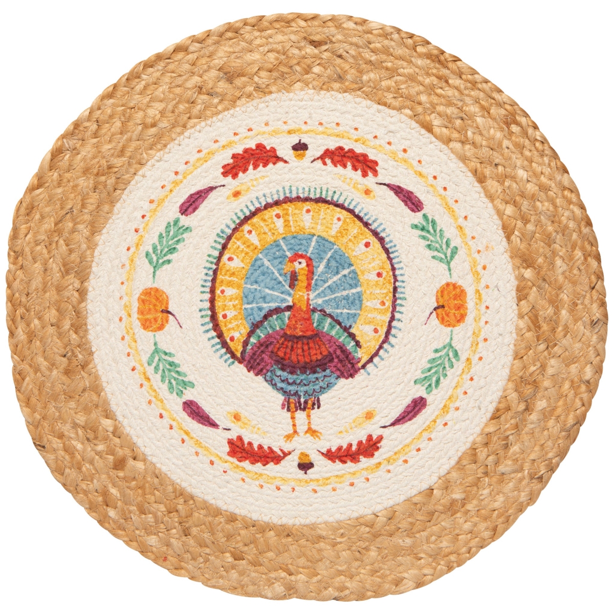 Picture of Danica Brands NPM3578D 15 in. Autumn Plenty Thanksgiving Braided Placemat