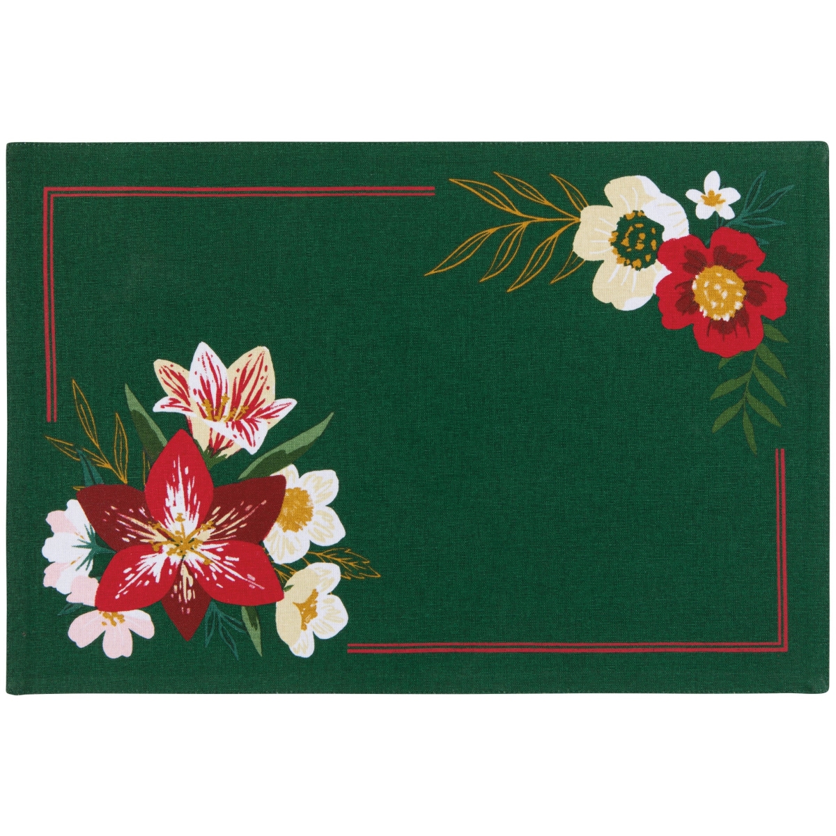 Picture of Danica Brands NPM3619D 12 x 18 in. Amaryllis Christmas Placemat