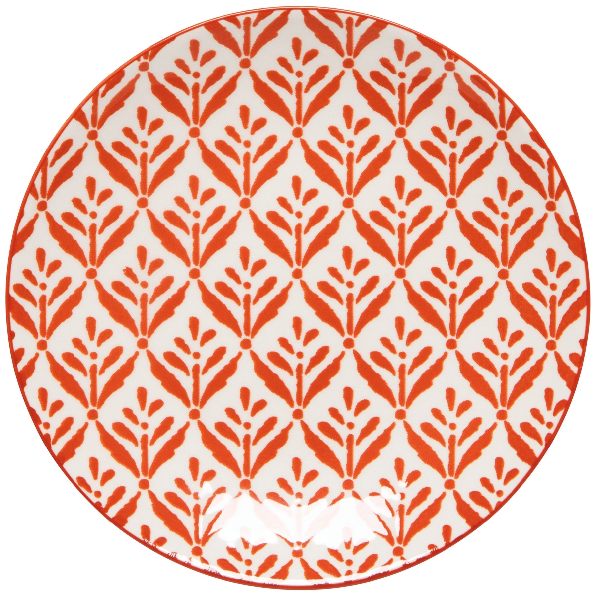 Picture of Danica Brands NPT3973D 6 in. Copper Leaves Stamped Appetizer Plate