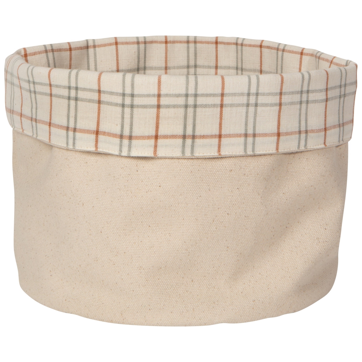 Picture of Danica Brands NSV3672D 8.75 x 7 in. Plaid Canvas Bread Basket
