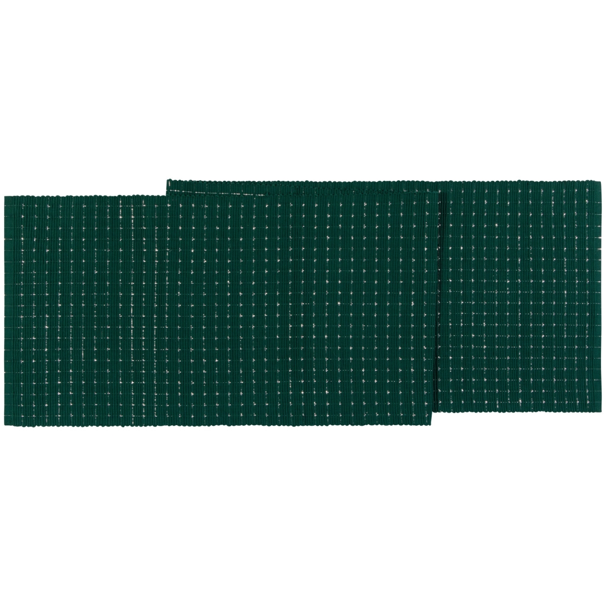 Picture of Danica Brands NTR3662D 14 x 72 in. Spruce Silver Cotton Rib Table Runner