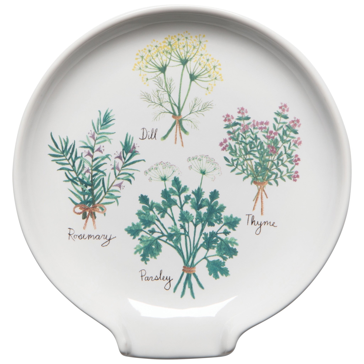 Picture of Danica Brands NTS3639D 5.25 x 5.5 in. Fresh Herbs Spoon Rest