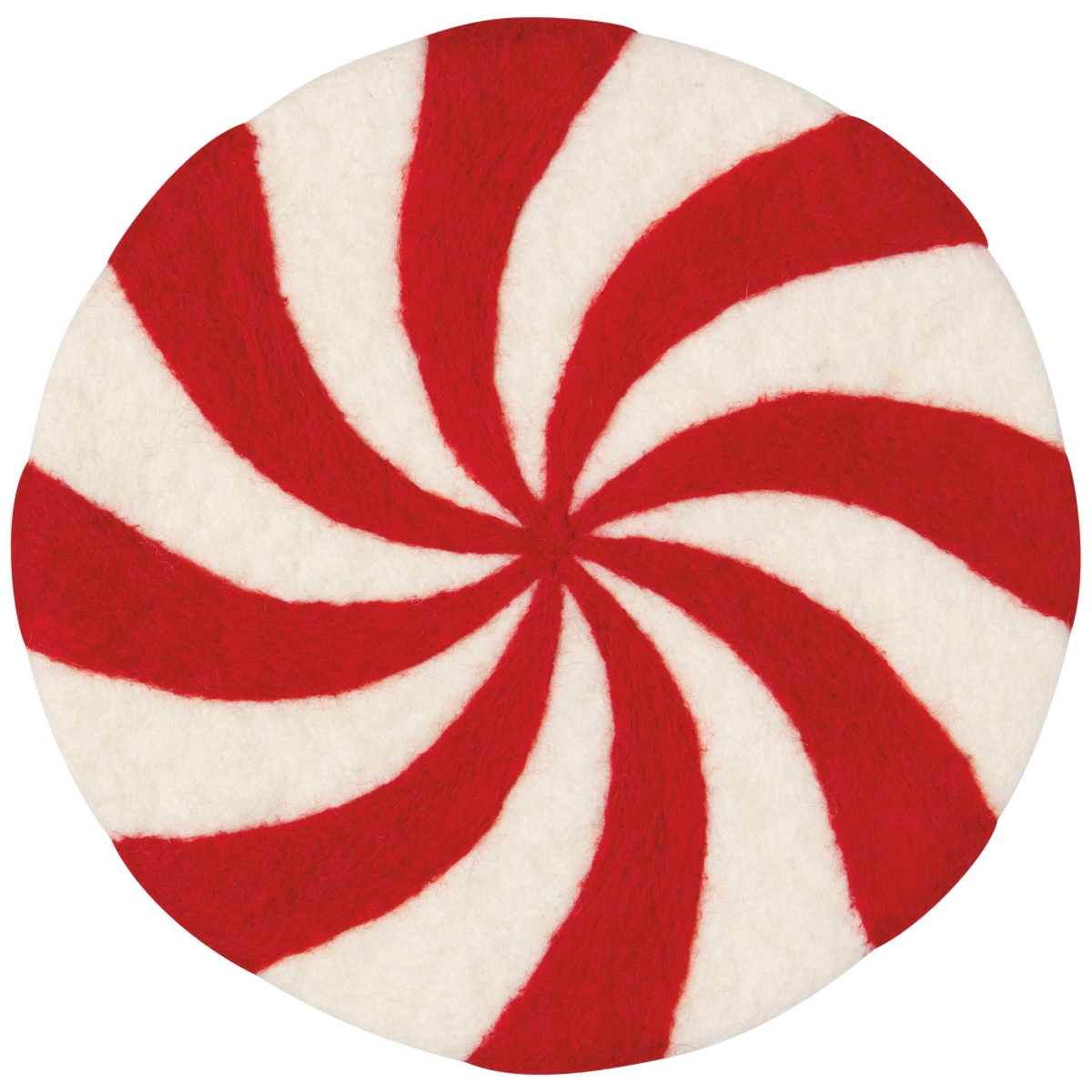 Picture of Danica Brands JTS4023D 8.25 in. Merry Mints Christmas Felt Wool Trivet