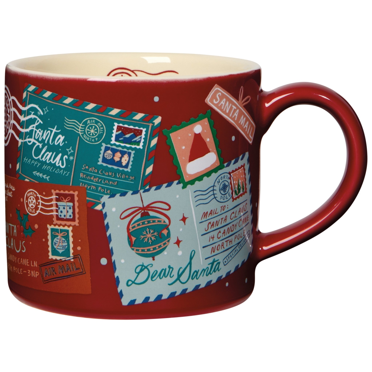 Picture of Danica Brands JMG3954D 14 oz Santa Mail Christmas Mug in a Box