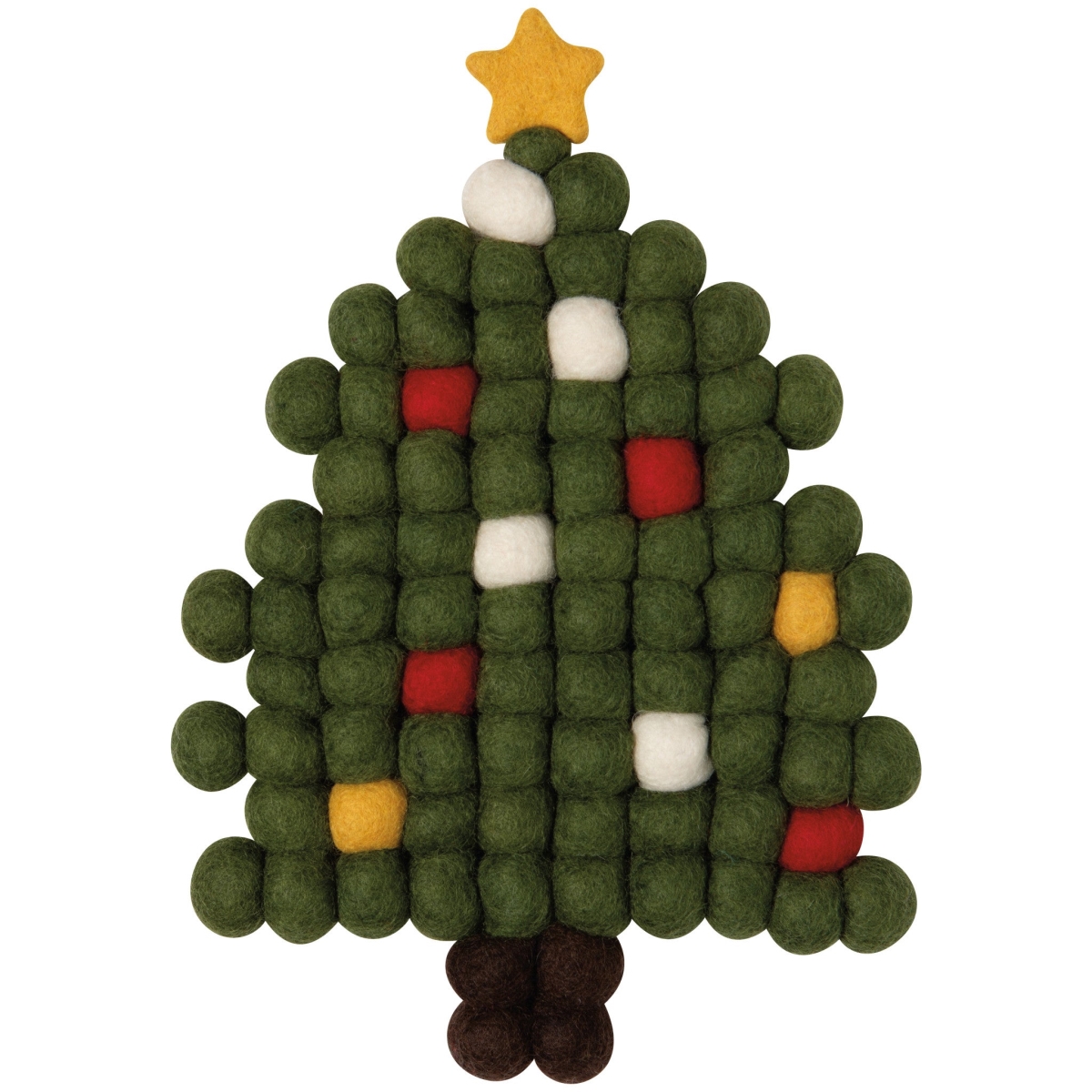 Picture of Danica Brands JTS3952D 8 x 11.75 in. Christmas Tree Felt Wool Trivet
