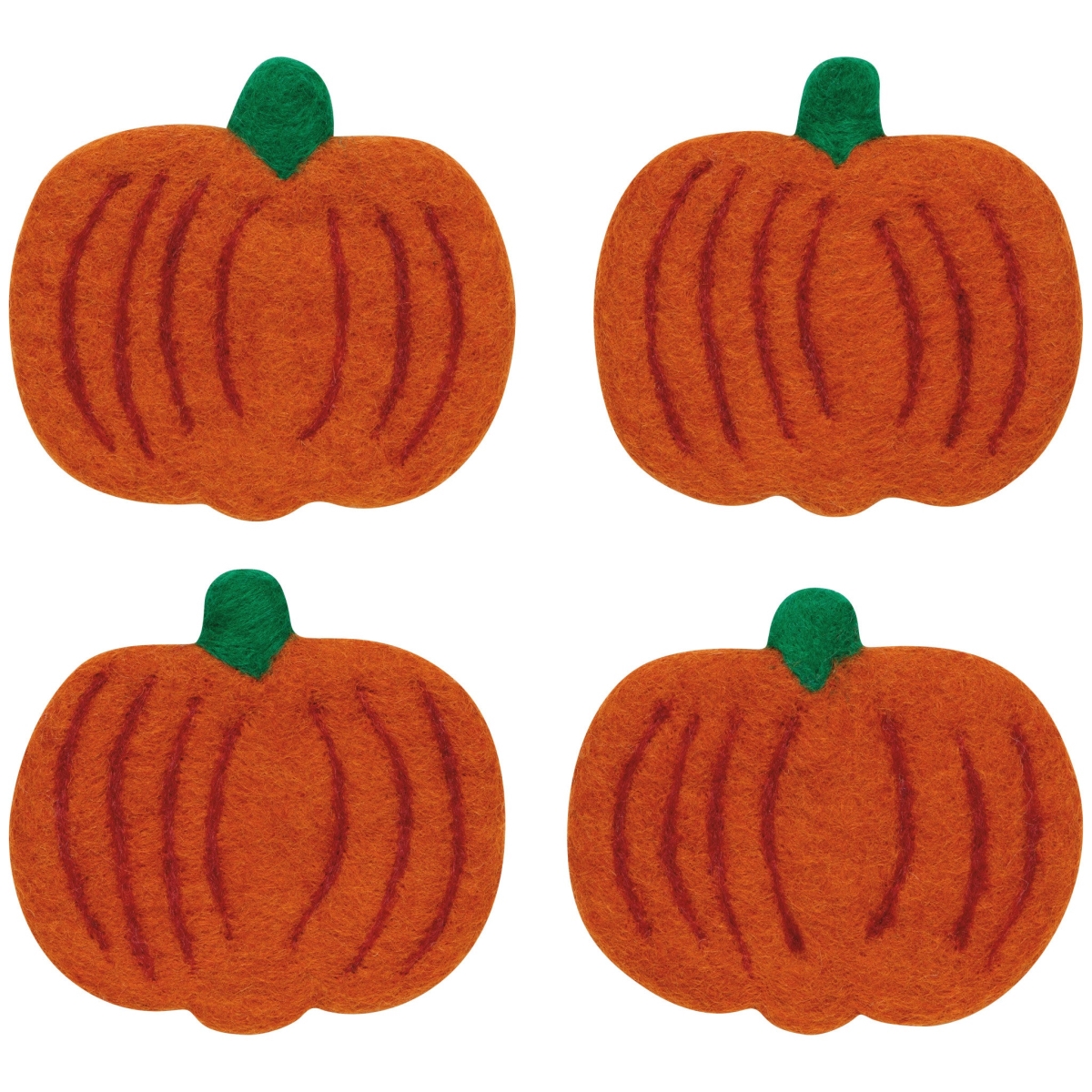 Picture of Danica Brands JTO3840D Hallows Eve Halloween Felt Wool Coaster, Set of 4