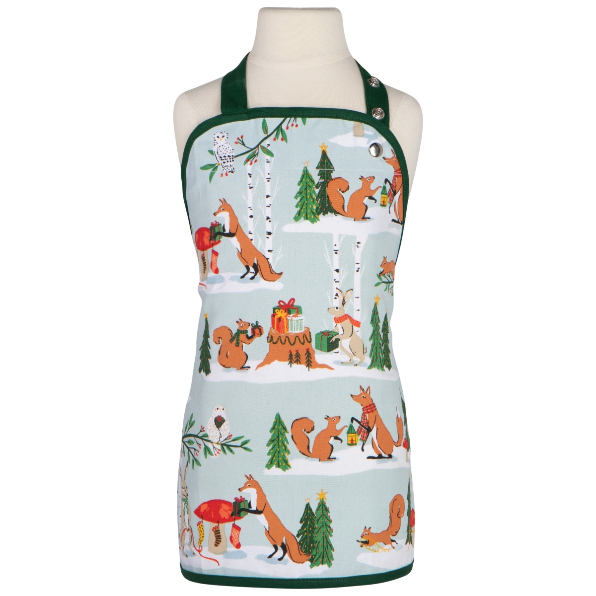 Picture of Danica Brands JKA3831D 18 x 18 in. Forest Fete Kids Apron