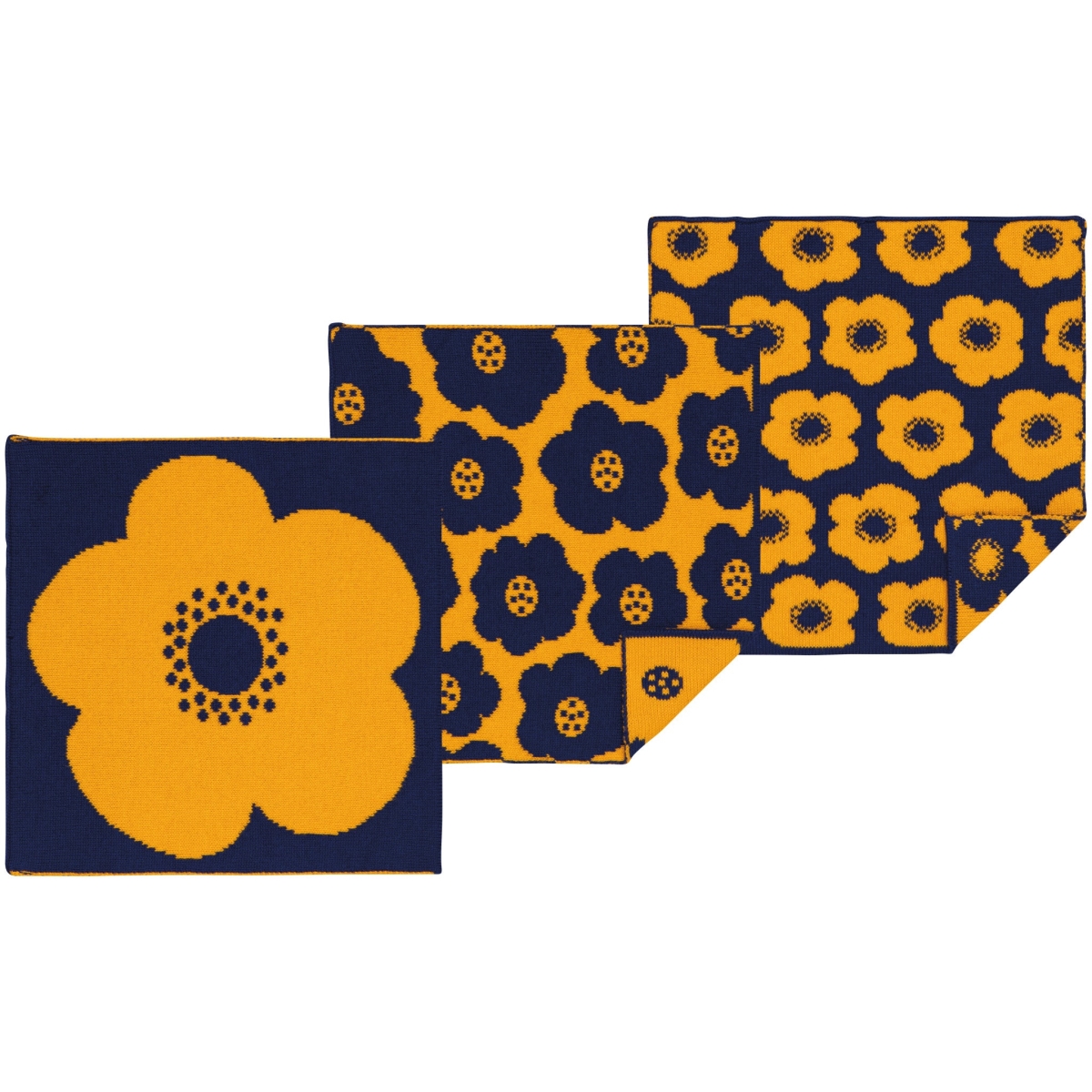 Picture of Danica Brands JDC3819D Poppy Knit Dishcloth, Set of 3