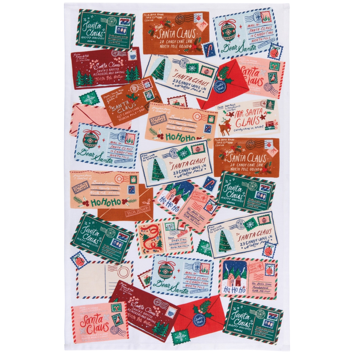 Picture of Danica Brands JKT3810D 18 x 28 in. Santa Mail Christmas Dishtowel