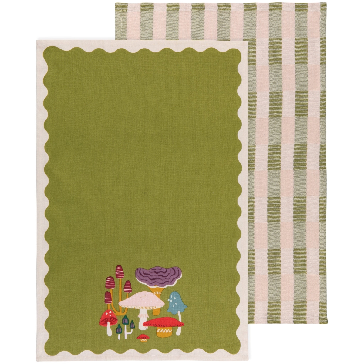 Picture of Danica Brands JKT3799D Mushroom Gems Dishtowels, Set of 2