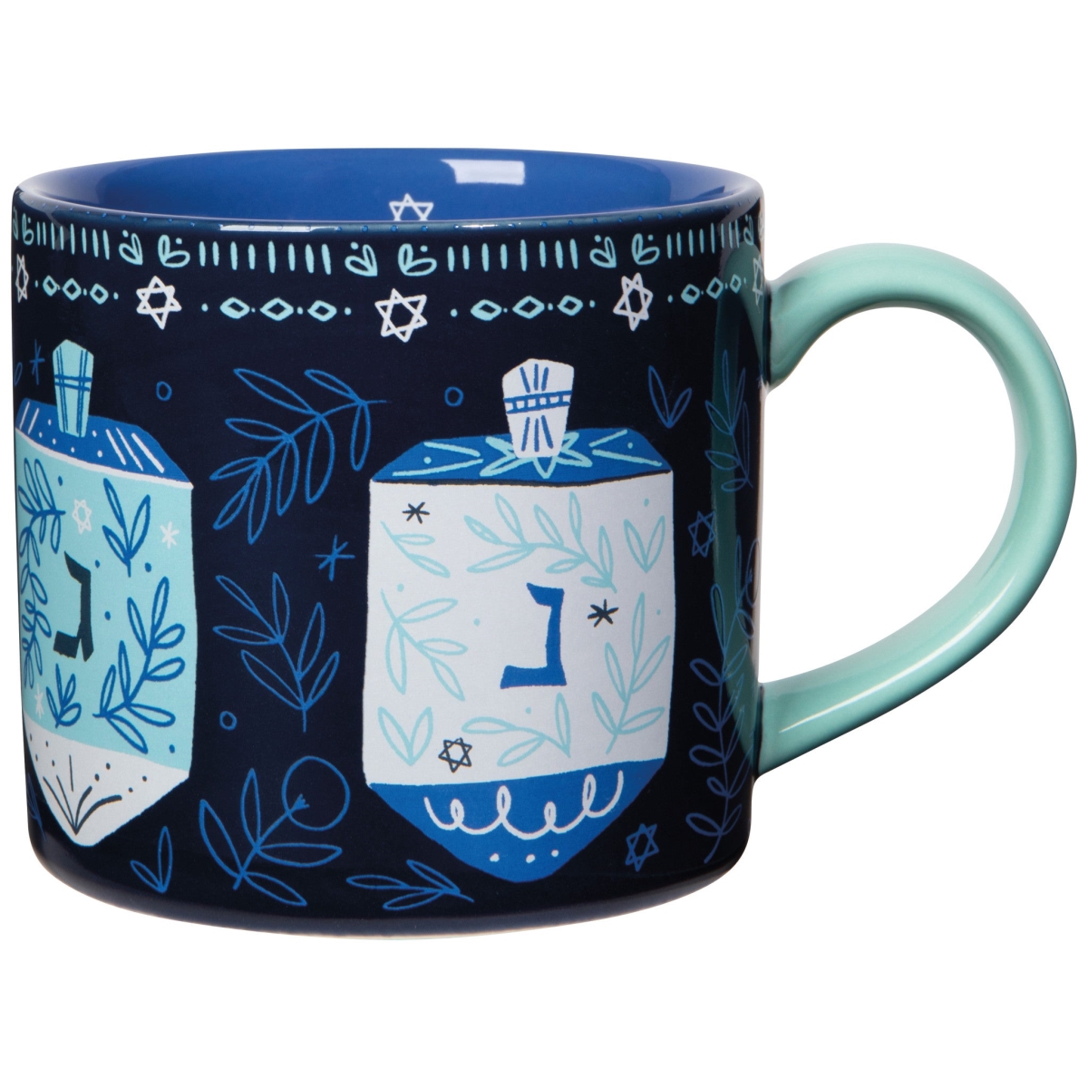 Picture of Danica Brands JMG3794D 14 oz Dreidels Hanukkah Mug in a Box