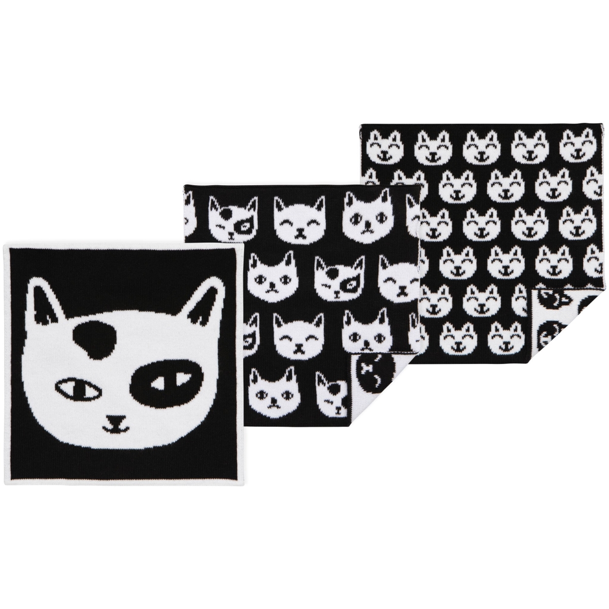 Picture of Danica Brands JDC3773D Feline Fine Knit Dishcloth, Set of 3