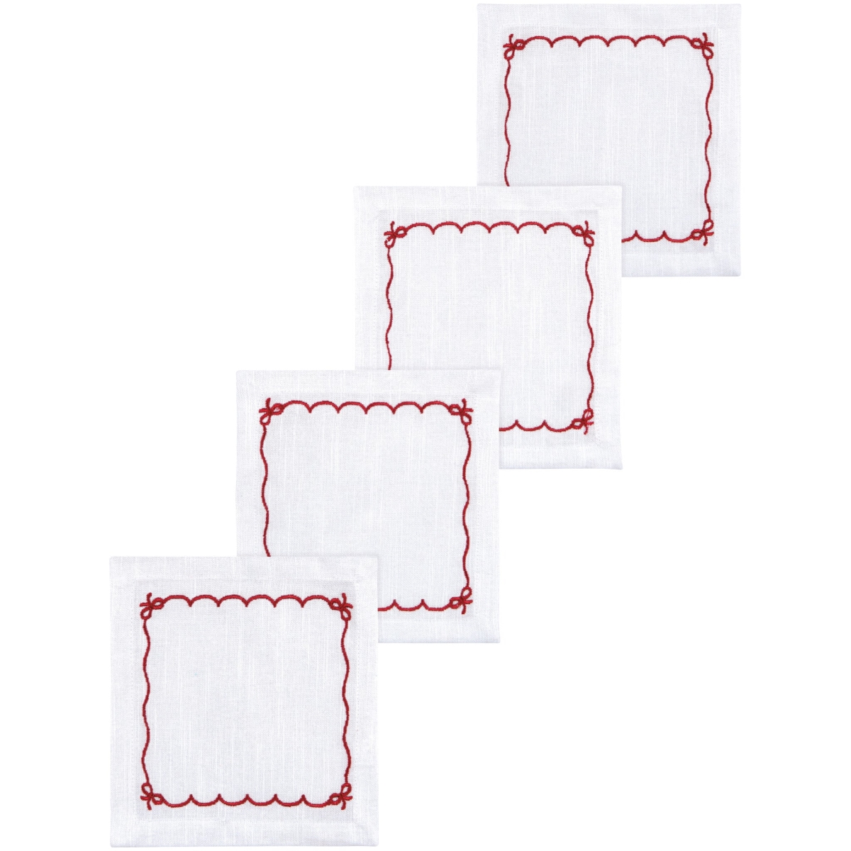 Picture of Danica Brands JNP3770D Bowtique Cocktail Napkins, Set of 4