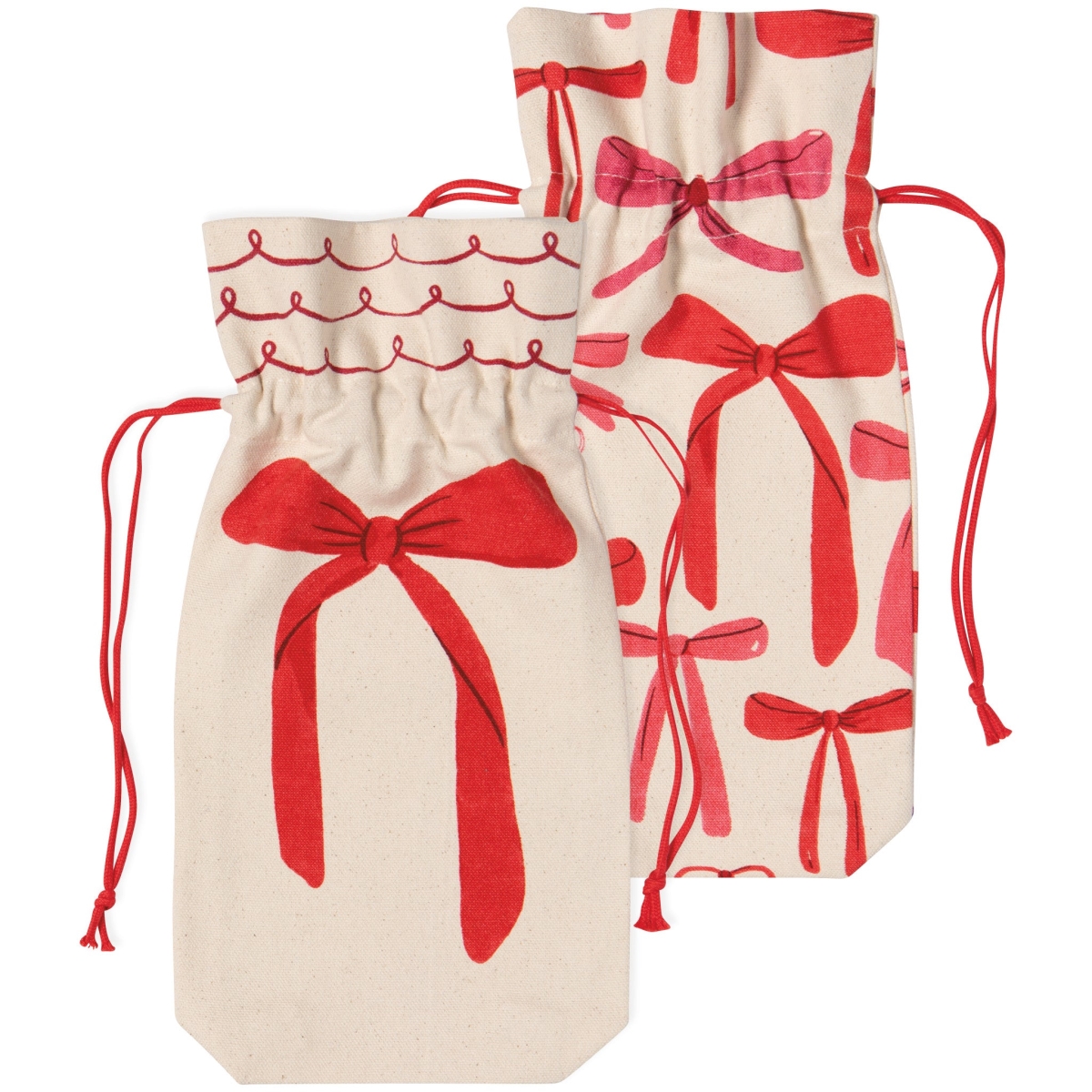 Picture of Danica Brands JTB3765D Bowtique Wine Bags, Set of 2
