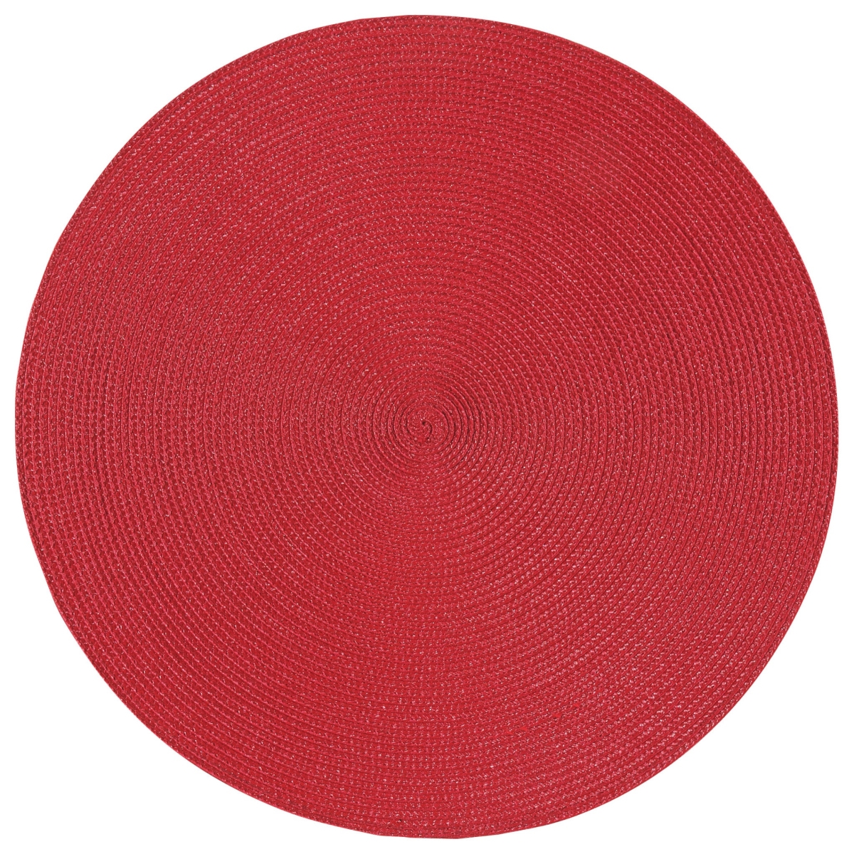 Picture of Danica Brands 1780495 15 in. Disko Chili Red Round Placemat