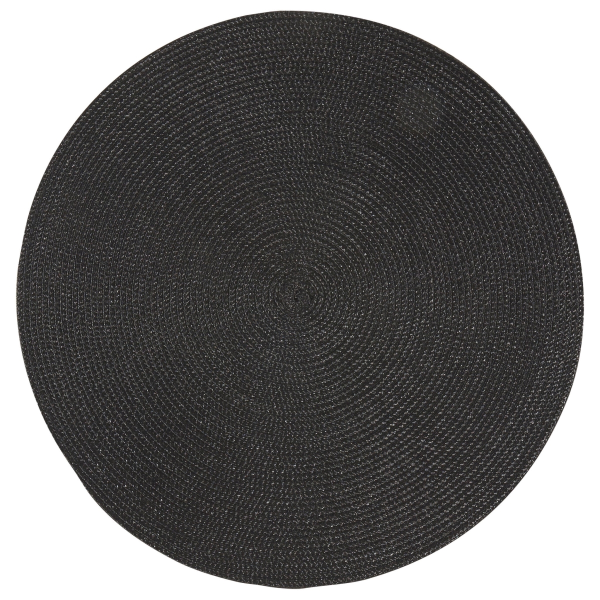 Picture of Danica Brands 1780500 15 in. Disko Black Round Placemat