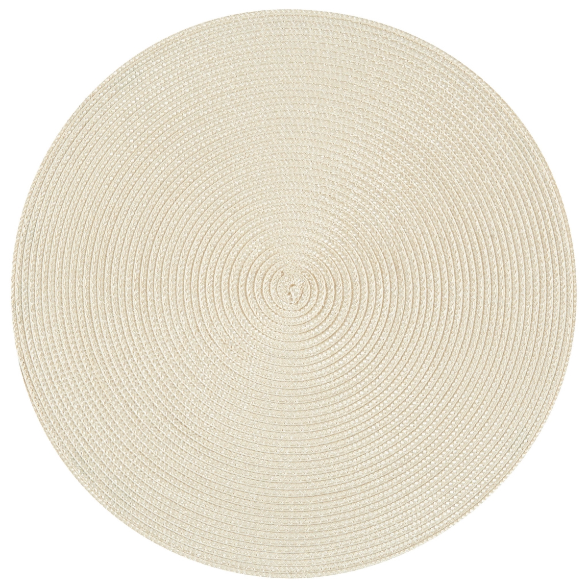 Picture of Danica Brands 1781555 15 in. Disko Ivory Round Placemat