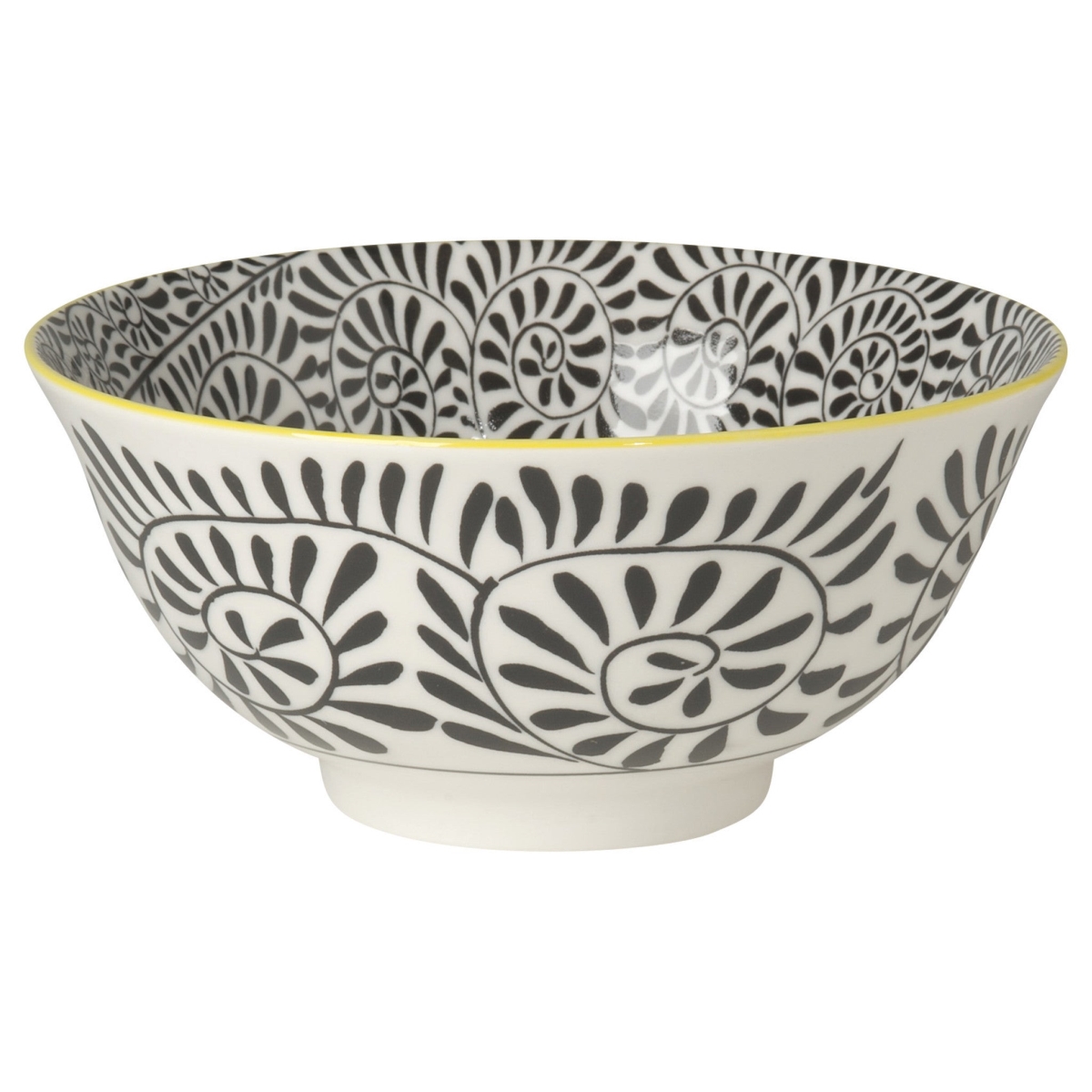 Picture of Danica Brands 5043001 6 in. Black Vines Stamped Bowl