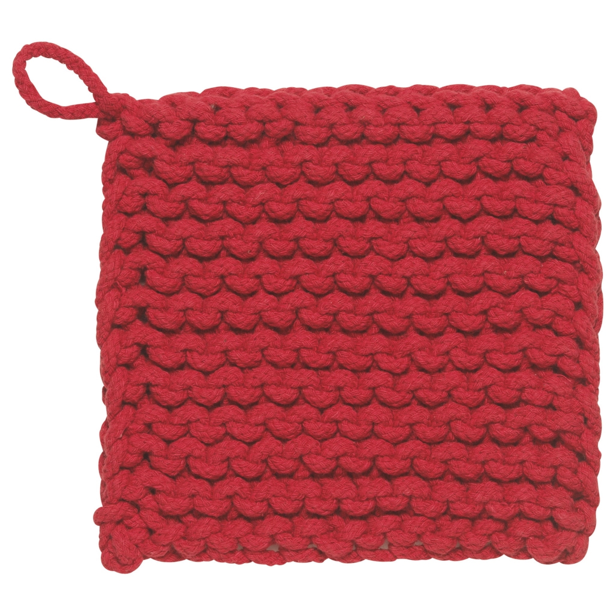 Picture of Danica Brands 7001438 8 x 8 in. Chili Red Knit Potholder