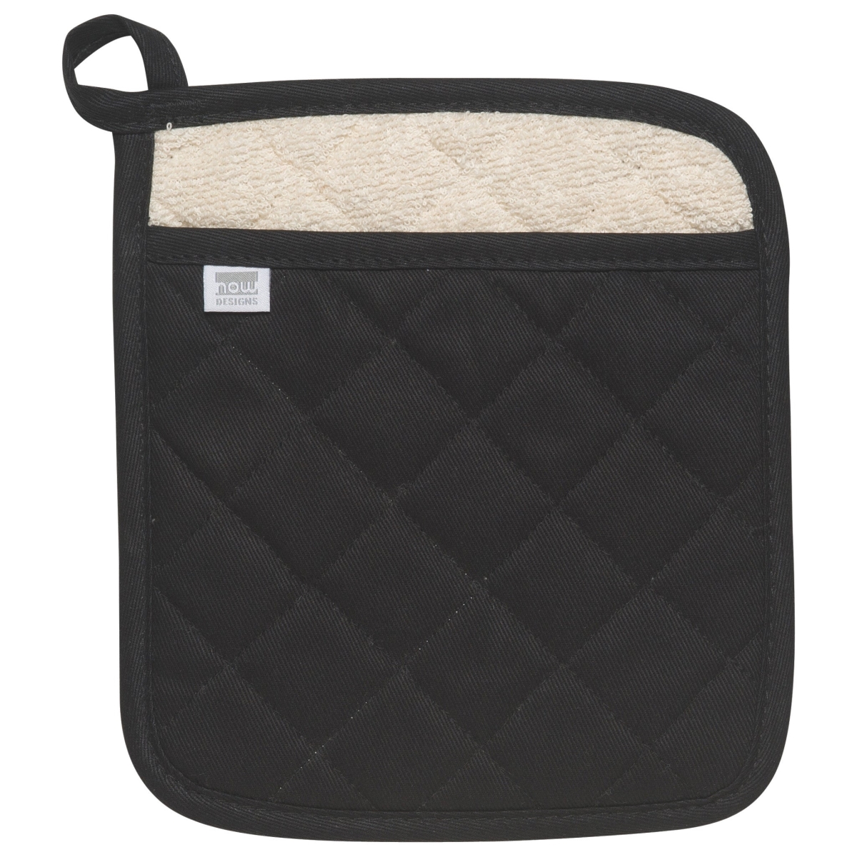 Picture of Danica Brands 506494 8 x 9 in. Superior Black Pocket Potholder