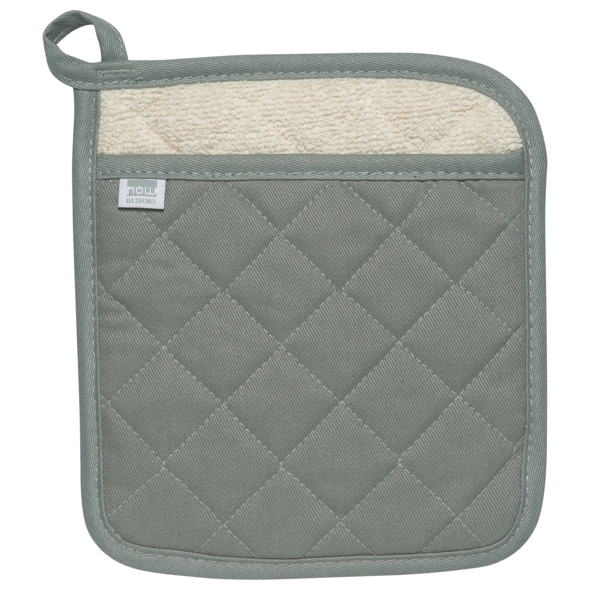 Picture of Danica Brands 506422 13 in. Superior London Gray Pocket Potholder