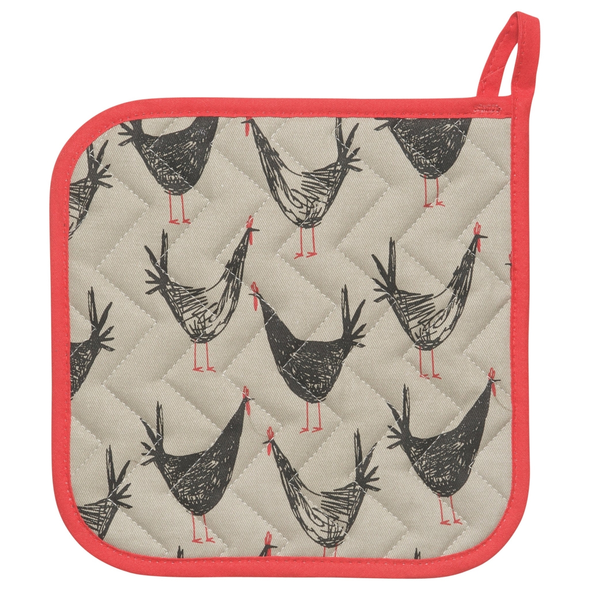 Picture of Danica Brands 505873 8 x 8 in. Chicken Scratch Potholder