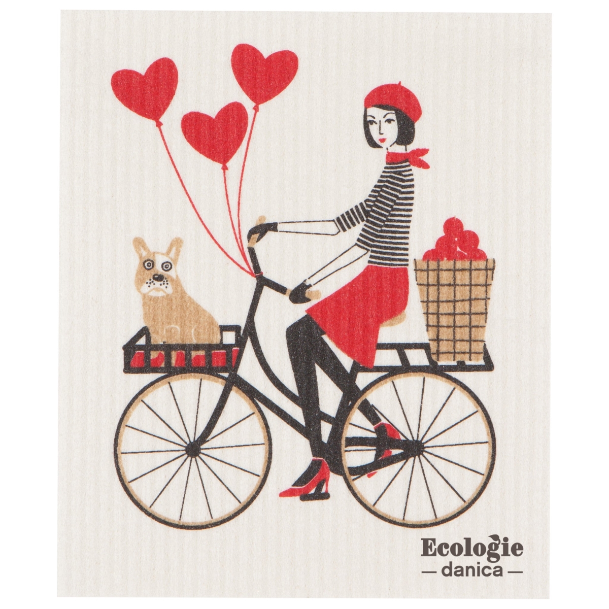 Picture of Danica Brands 2000013 6.5 x 8 in. Tour De Paris Swedish Dishcloth