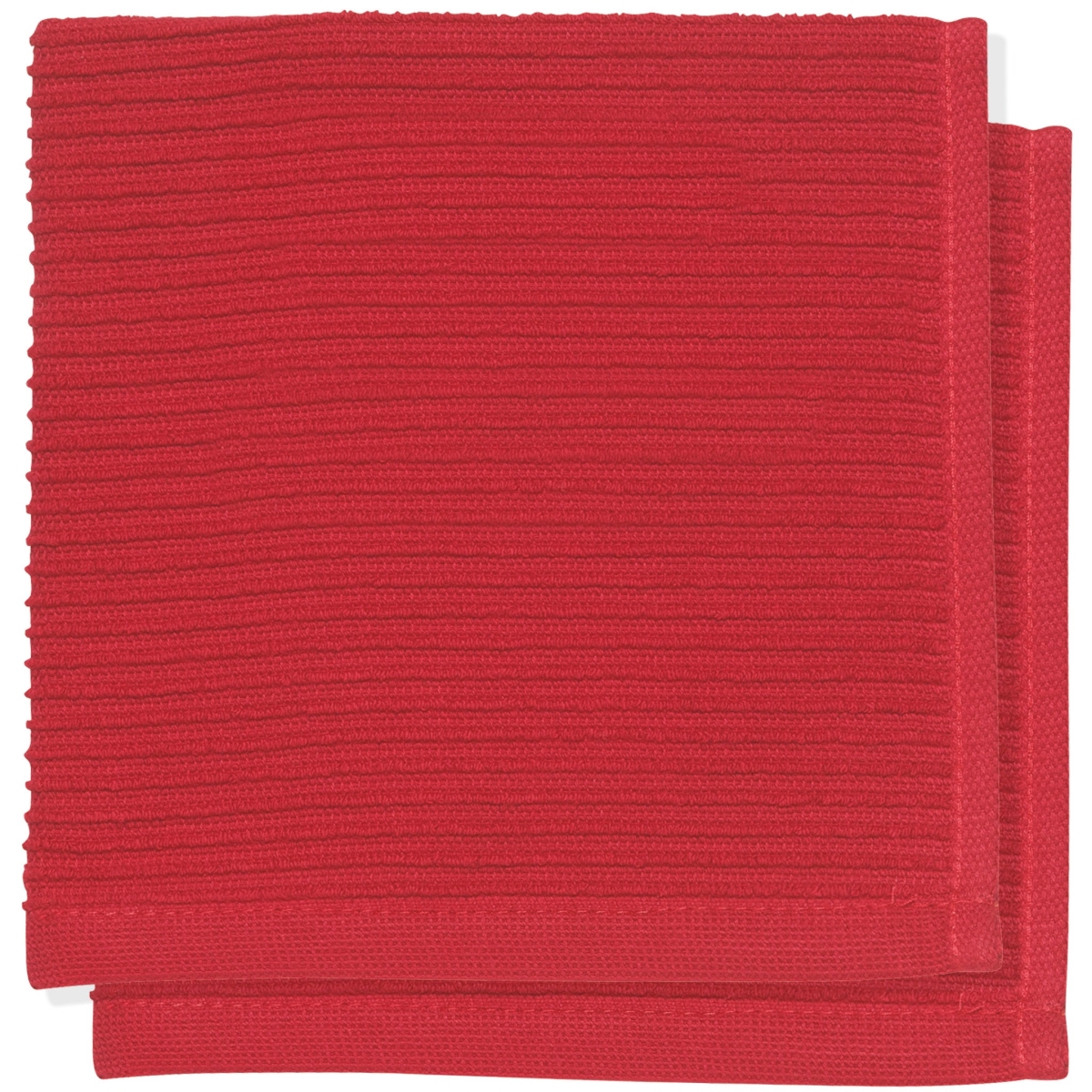 Picture of Danica Brands 196212 Ripple Red Dishcloths, Set of 2