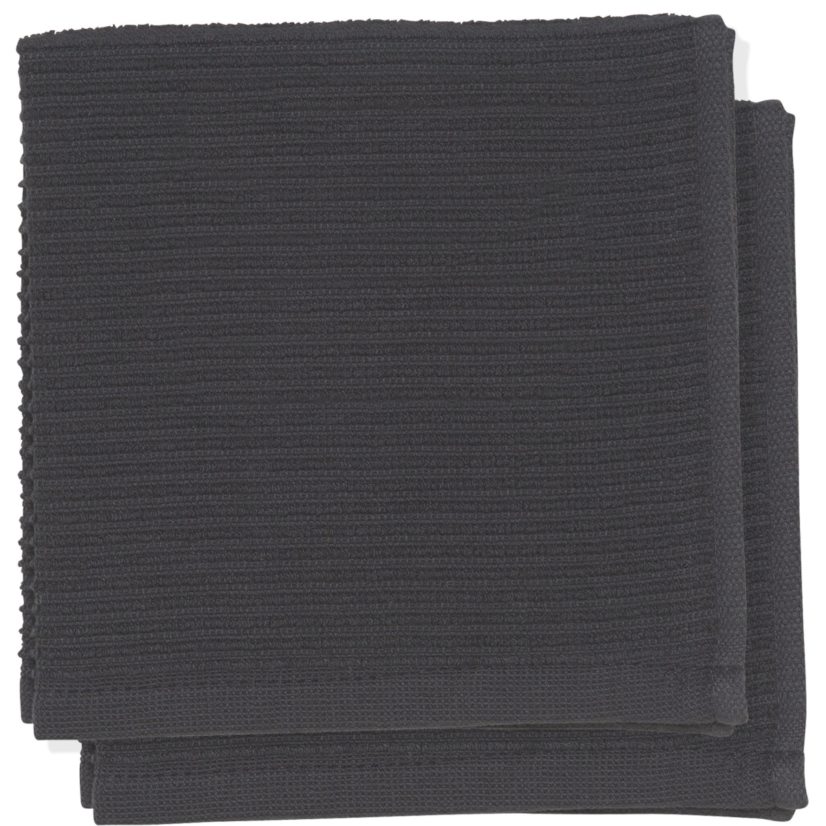 Picture of Danica Brands 196500 Ripple Black Dishcloths, Set of 2
