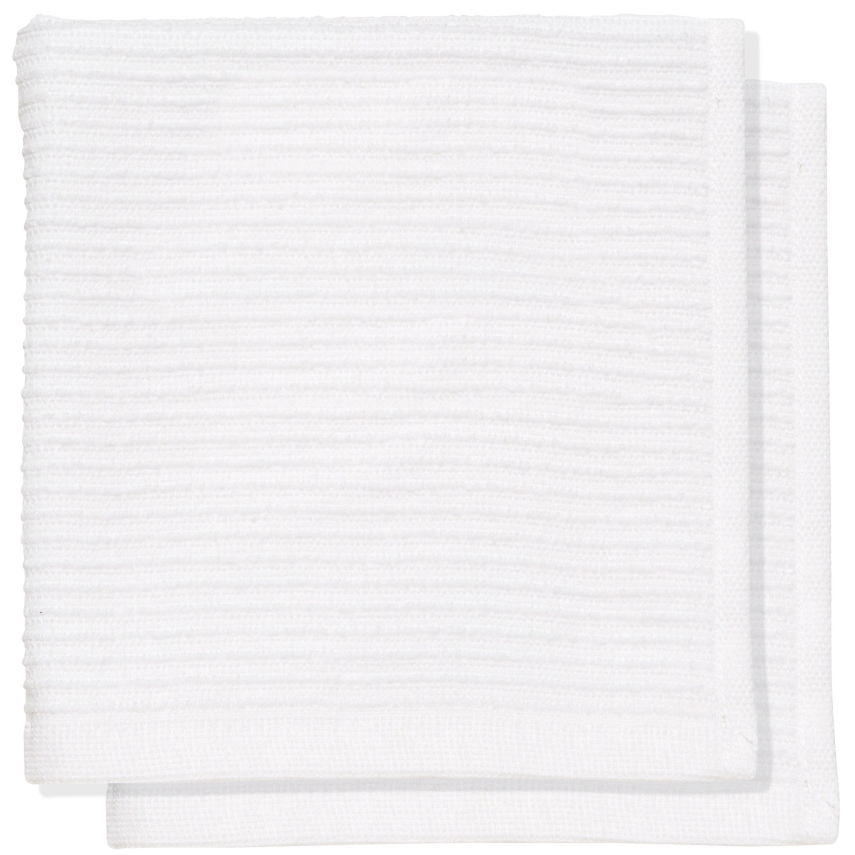 Picture of Danica Brands 196545 Ripple White Dishcloths, Set of 2