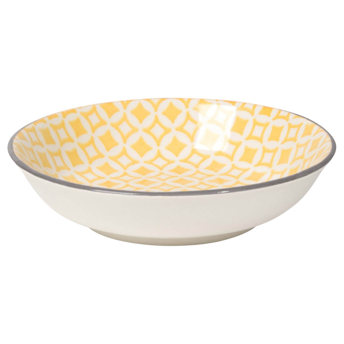 Picture of Danica Brands 5069001 2 oz Yellow Diamonds Dipping Bowl