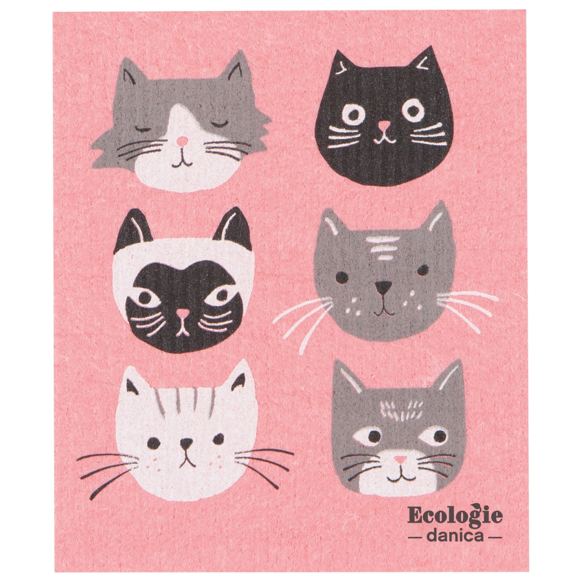 Picture of Danica Brands 2000031 6.5 x 8 in. Cats Meow Swedish Dishcloth