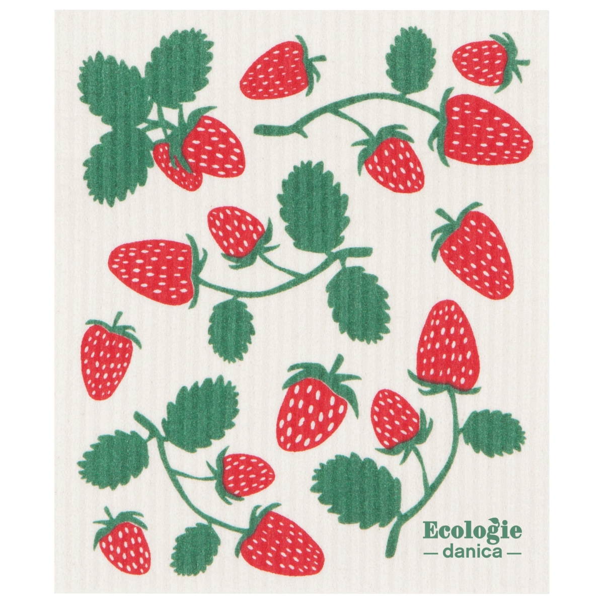 Picture of Danica Brands 2000034 6.5 x 8 in. Strawberries Swedish Dishcloth