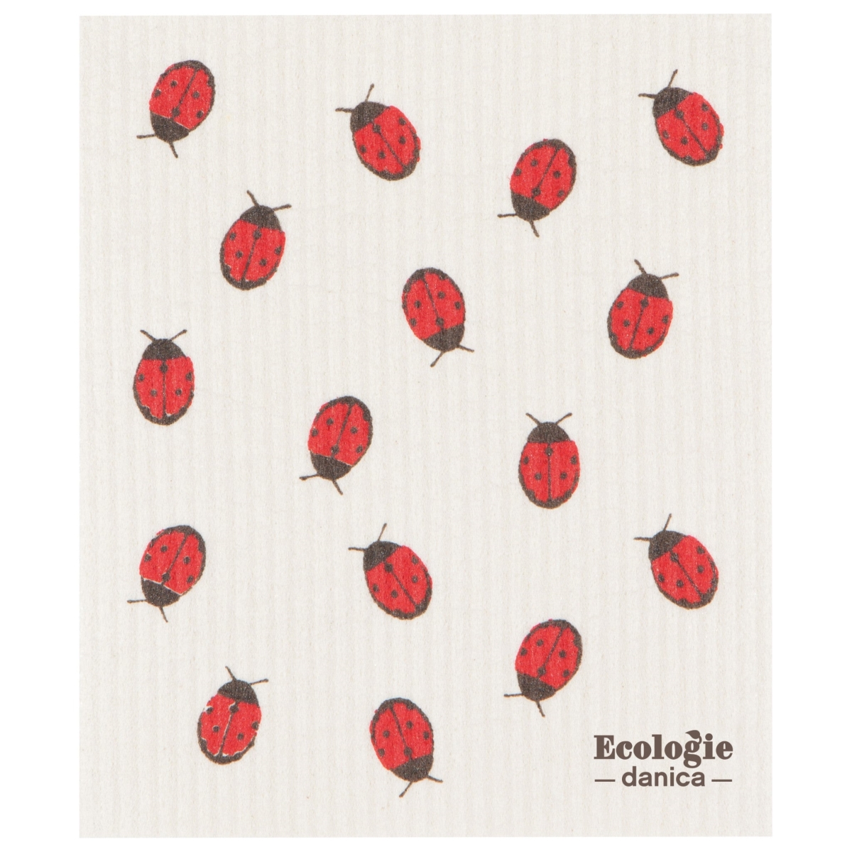 Picture of Danica Brands 2000046 6.5 x 8 in. Fly Away Ladybug Swedish Dishcloth