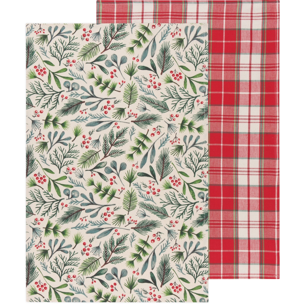 Picture of Danica Brands 2232068 Bough & Berry Coordinated Dishtowels, Set of 2
