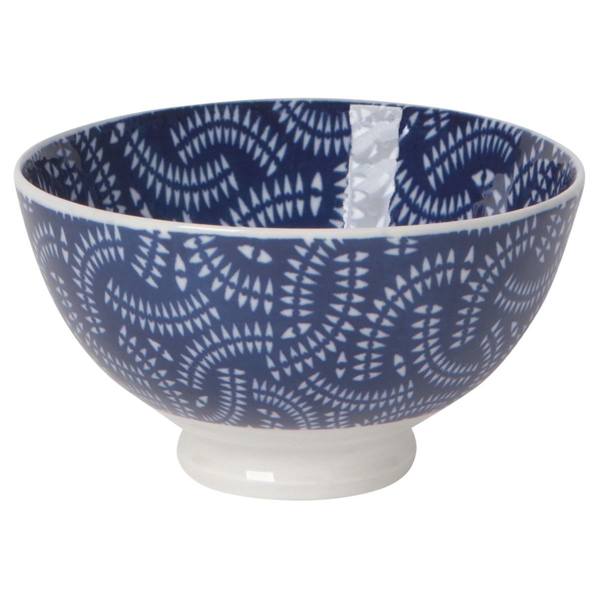 Picture of Danica Brands 5141010 4 in. Indigo Geo Stamped Bowl