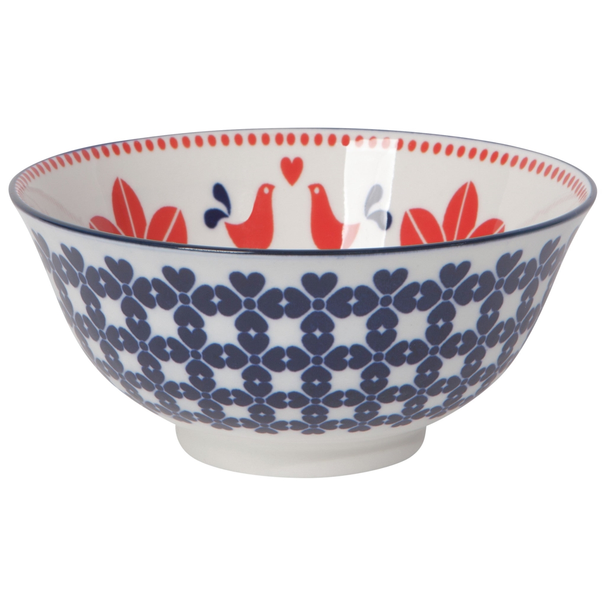 Picture of Danica Brands 5142013 6 in. Navy Bird Stamped Bowl